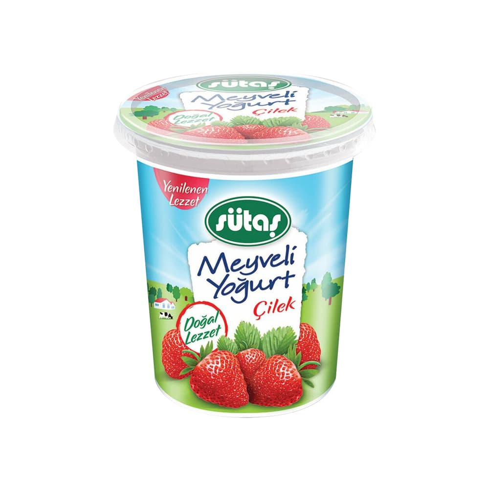 Sütaş Meyveli Yoğurt Çilek 500gr